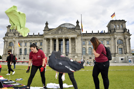 Demostratioin der Kultur-und Veranstaltungsbranche in Berlin