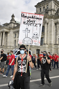 Demostratioin der Kultur-und Veranstaltungsbranche in Berlin