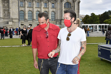 Demostratioin der Kultur-und Veranstaltungsbranche in Berlin