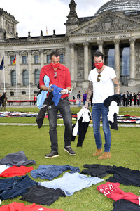Demostratioin der Kultur-und Veranstaltungsbranche in Berlin