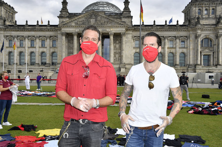 Demostratioin der Kultur-und Veranstaltungsbranche in Berlin