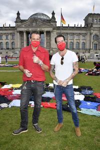 Demostratioin der Kultur-und Veranstaltungsbranche in Berlin