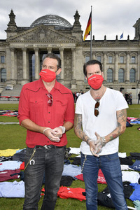 Demostratioin der Kultur-und Veranstaltungsbranche in Berlin