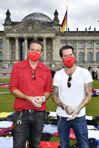 Demostratioin der Kultur-und Veranstaltungsbranche in Berlin