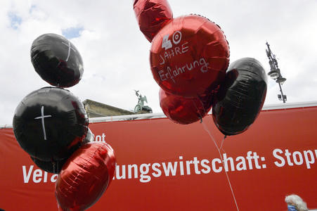 Demostratioin der Kultur-und Veranstaltungsbranche in Berlin