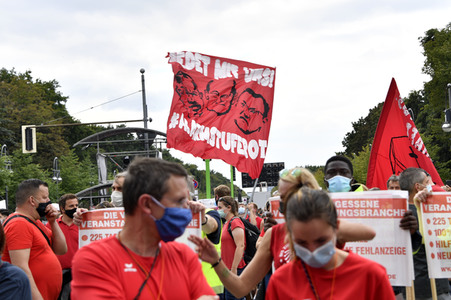 Demostratioin der Kultur-und Veranstaltungsbranche in Berlin