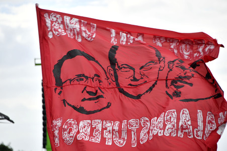 Demostratioin der Kultur-und Veranstaltungsbranche in Berlin