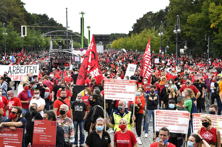 Demostratioin der Kultur-und Veranstaltungsbranche in Berlin