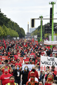 Demostratioin der Kultur-und Veranstaltungsbranche in Berlin