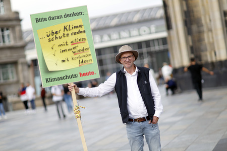 Klima-Mahnwache in Köln