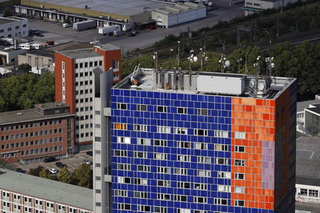 Blick vom Fernsehturm Colonius in Köln