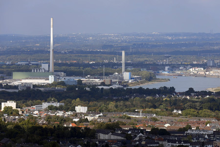 Blick vom Fernsehturm Colonius in Köln