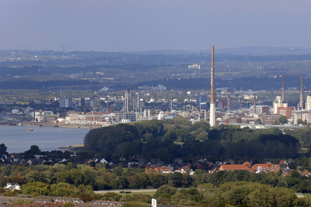 Blick vom Fernsehturm Colonius in Köln