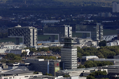 Blick vom Fernsehturm Colonius in Köln