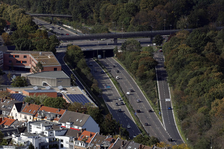 Blick vom Fernsehturm Colonius in Köln