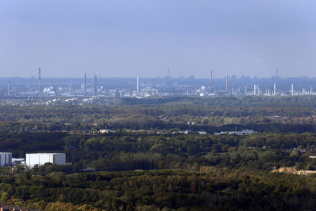 Blick vom Fernsehturm Colonius in Köln