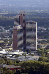 Blick vom Fernsehturm Colonius in Köln