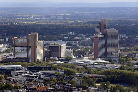 Blick vom Fernsehturm Colonius in Köln