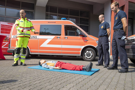 Pressetermin zum Tag der Ersten Hilfe in Köln