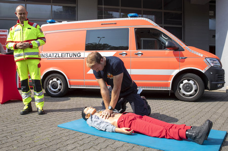 Pressetermin zum Tag der Ersten Hilfe in Köln