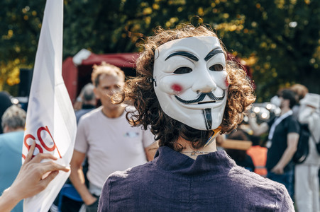 Demonstration gegen Corona-Regeln in Hannover