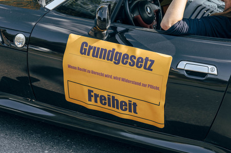 Demonstration gegen Corona-Regeln in Hannover