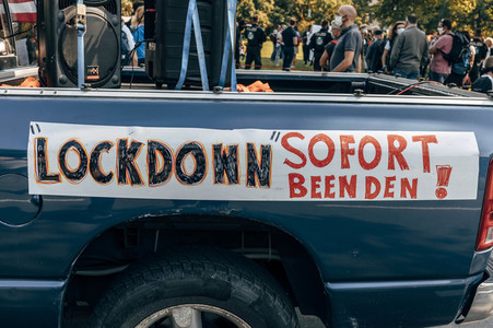 Demonstration gegen Corona-Regeln in Hannover