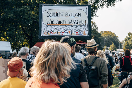 Demonstration gegen Corona-Regeln in Hannover