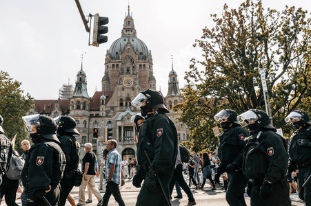 Demonstration gegen Corona-Regeln in Hannover