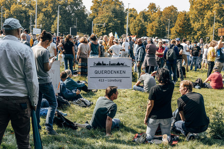 Demonstration gegen Corona-Regeln in Hannover