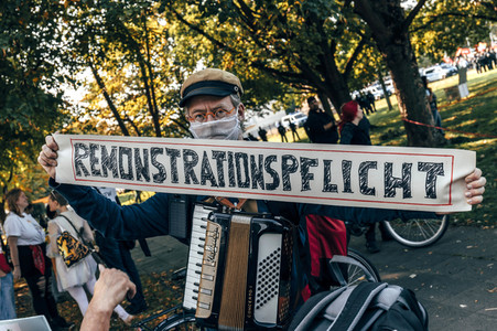 Demonstration gegen Corona-Regeln in Hannover