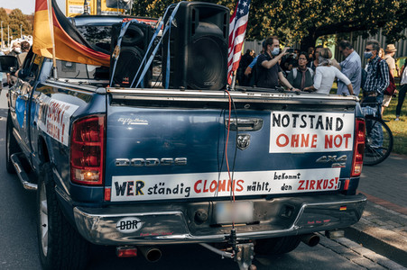 Demonstration gegen Corona-Regeln in Hannover