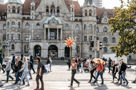 Demonstration gegen Corona-Regeln in Hannover