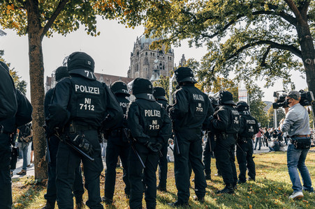 Demonstration gegen Corona-Regeln in Hannover