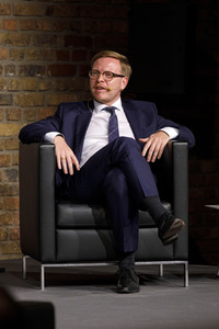 Markus Gabriel und Hendrik Streeck auf der phil.cologne 2020 in Köln