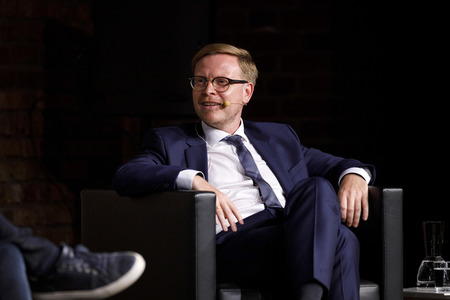 Markus Gabriel und Hendrik Streeck auf der phil.cologne 2020 in Köln