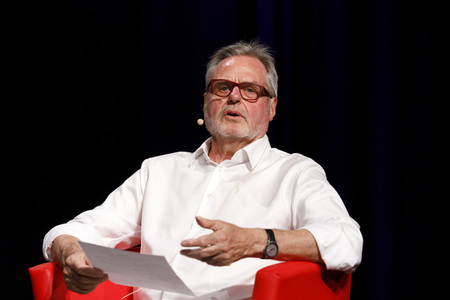 Michael Rüsenberg und Georg W. Bertram auf der phil.cologne 2020 in Köln