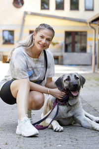 Cheyenne Pahde im Dellbrücker Tierheim in Köln