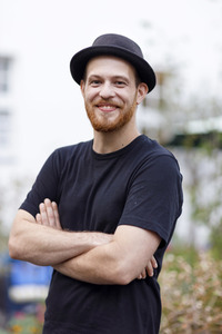 Pressetermin mit Sharon Berlinghoff und Patrick Müller in der Emmaus Gemeinschaft Köln