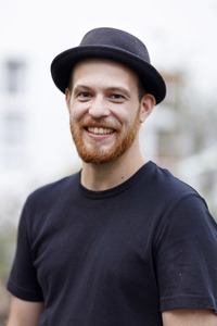 Pressetermin mit Sharon Berlinghoff und Patrick Müller in der Emmaus Gemeinschaft Köln