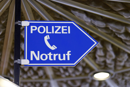 Symbolfoto Polizeinotruf