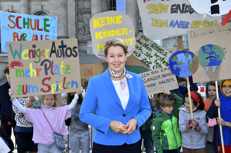 Fototermin anlässlich des Weltkindertags 2020 in Berlin