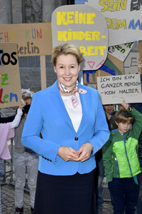 Fototermin anlässlich des Weltkindertags 2020 in Berlin