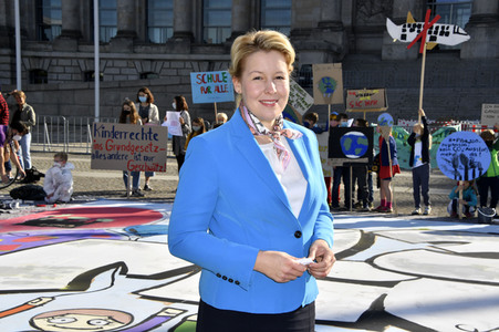 Fototermin anlässlich des Weltkindertags 2020 in Berlin