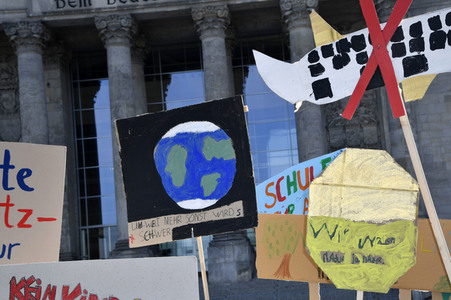 Fototermin anlässlich des Weltkindertags 2020 in Berlin