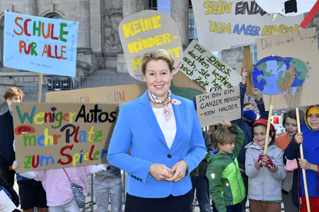 Fototermin anlässlich des Weltkindertags 2020 in Berlin