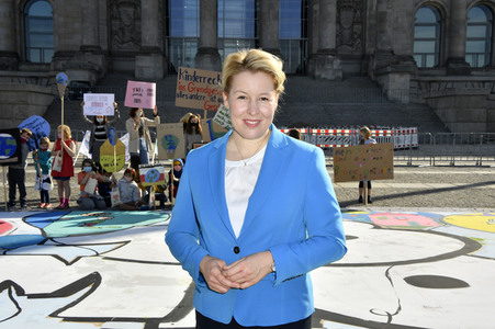 Fototermin anlässlich des Weltkindertags 2020 in Berlin