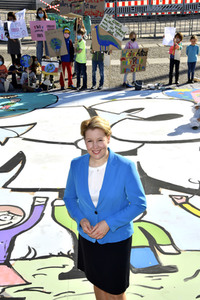 Fototermin anlässlich des Weltkindertags 2020 in Berlin