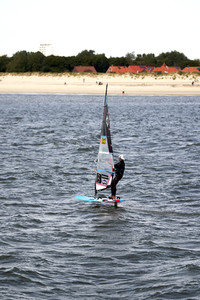 Foil-Surfer auf Norderney
