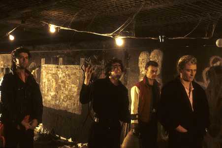 Musikvideo-Dreharbeiten mit Killing Joke in London